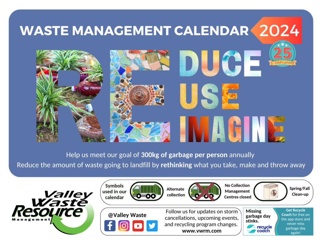 Sorting Guide and Calendar Valley WasteResource Management